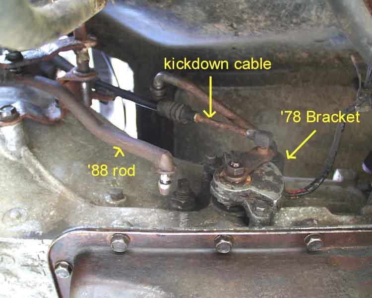 Ford c6 transmission kickdown cable #7